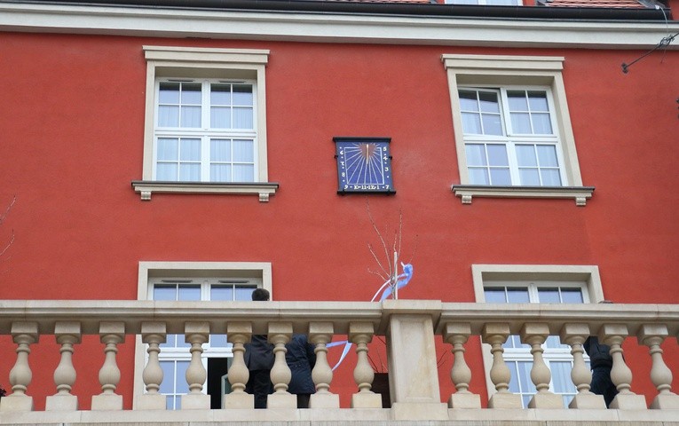Odsłonięcie repliki zegara