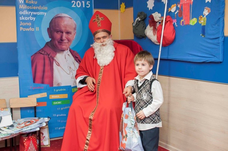 Święty Mikołaj w przedszkolu bł. Franciszki