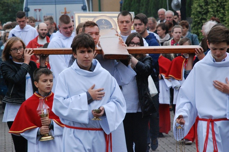 Znaki ŚDM w Gostyninie