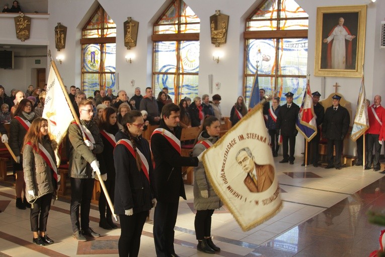 Symboliczny grób biskupów męczenników w Działdowie