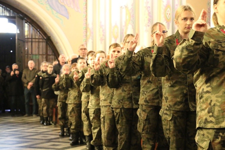 Ślubowanie strzelców w Baboszewie