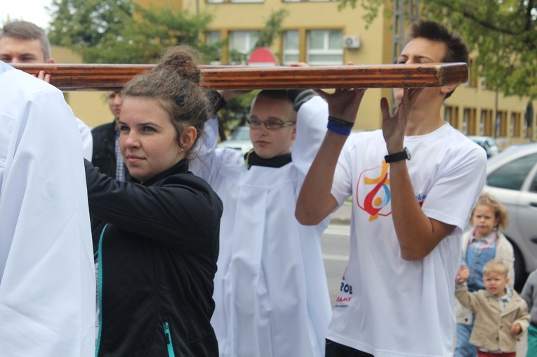 Znaki ŚDM w Dobrzyniu nad Drwęcą