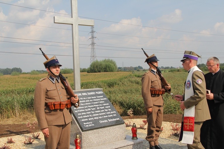 Odsłonięcie pomnika w Radłowie