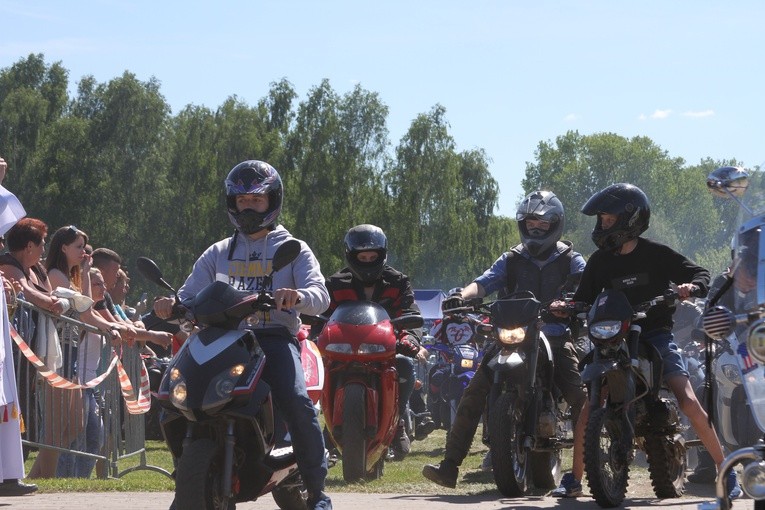 Motocykliści w Ciechanowie