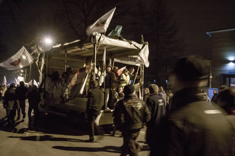 Manifestacje w Bytomiu