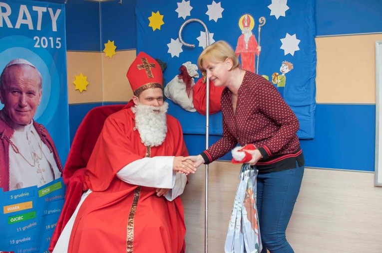 Święty Mikołaj w przedszkolu bł. Franciszki