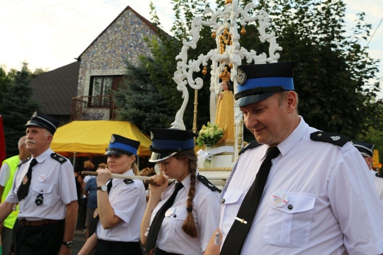 Pielgrzymi w Skępem