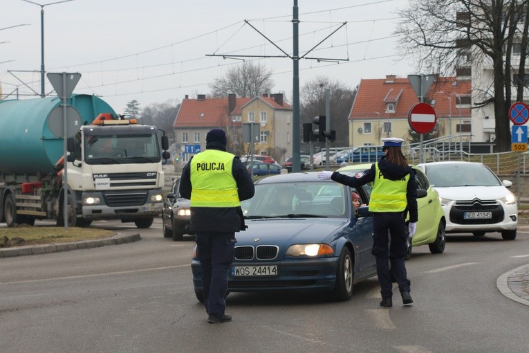 Protest rolników w Elblągu