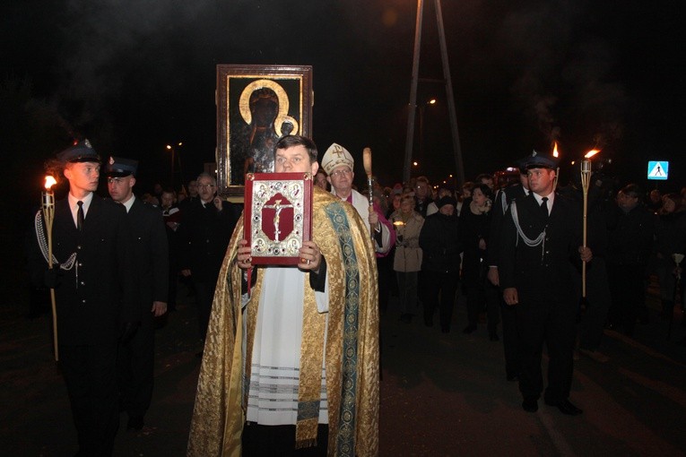 Gąsocin. Nawiedzenie w parafii św. Maksymiliana Maria Kolbe