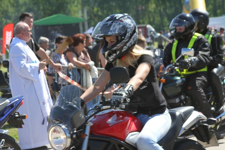 Motocykliści w Ciechanowie