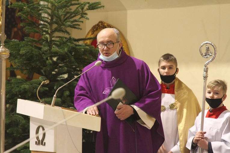 Ciechanów. Poświęcenie krzyża morowego