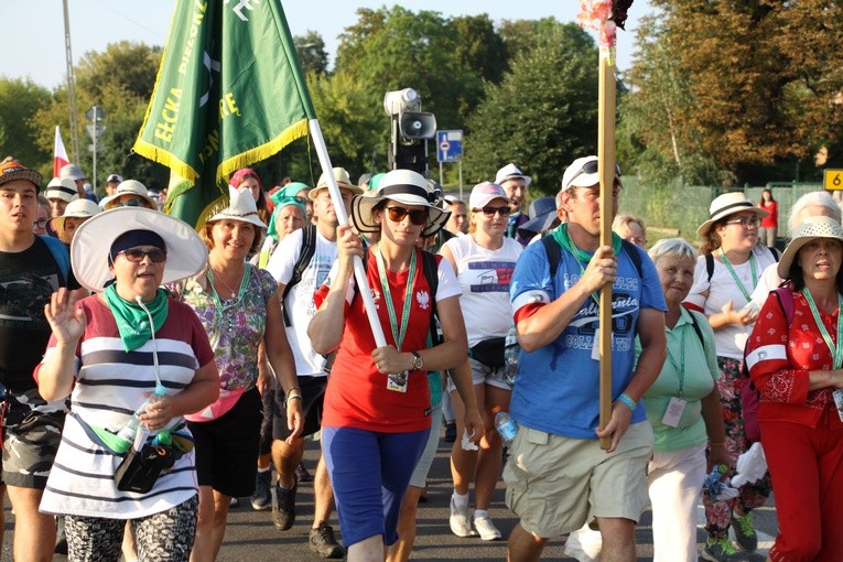 Ełcka piesza pielgrzymka w Makowie Mazowieckim
