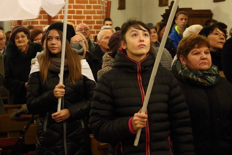 Peregrynacja symboli ŚDM - Morąg