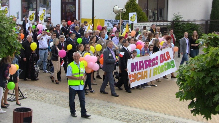 Marsz dla Życia i Rodziny w Ciechanowie 2015