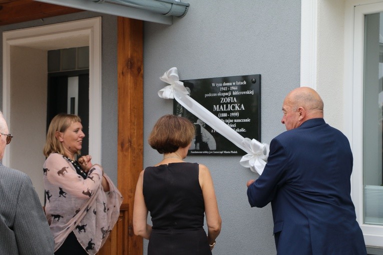 Płońsk. Tablica Zofii Malickiej