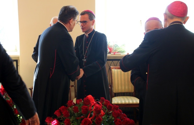 Płock. Życzenia dla księży biskupów