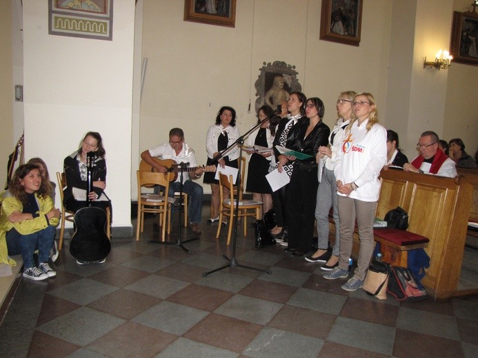 Znaki ŚDM w Przasnyszu