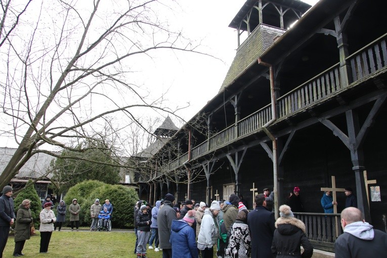 Brwilno. Droga Krzyżowa w Domu Pomocy Społecznej