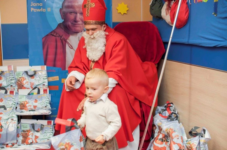 Święty Mikołaj w przedszkolu bł. Franciszki