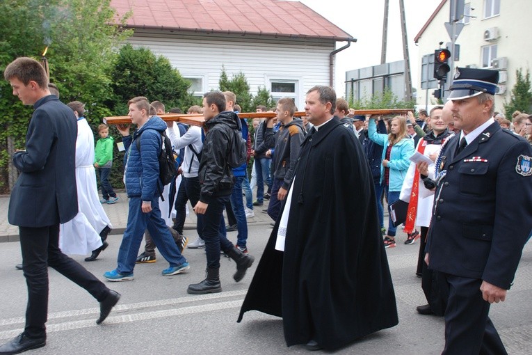 Znaki ŚDM w Gostyninie