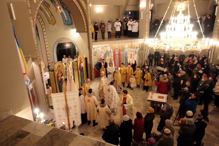 Elbląg. Boska Liturgia w intencji pokoju