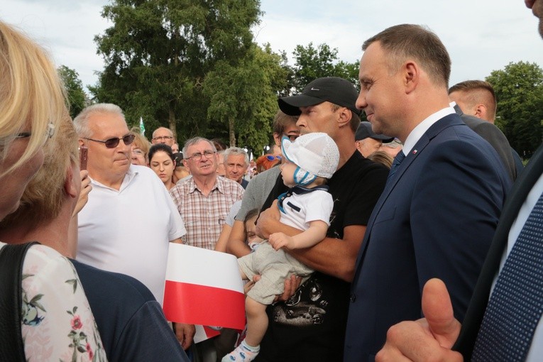 Prezydent RP Andrzej Duda w Makowie Mazowieckim
