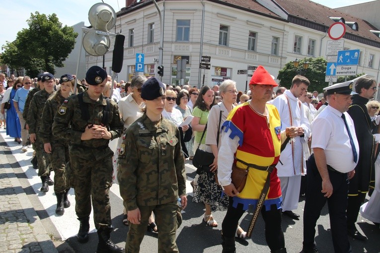 Płock. Procesja Bożego Ciała