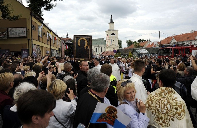 Pułtusk. Powitanie obrazu Matki Bożej Częstochowskiej. 2