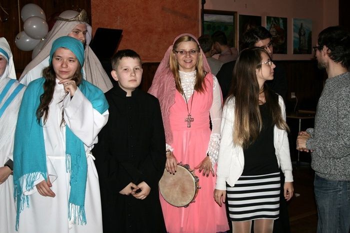 Bal świętych w Przasnyszu