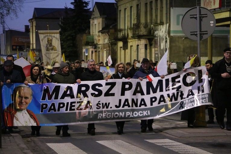Sierpc. Marsz papieski