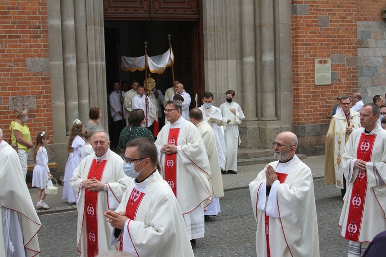 Płock. Boże Ciało w katedrze