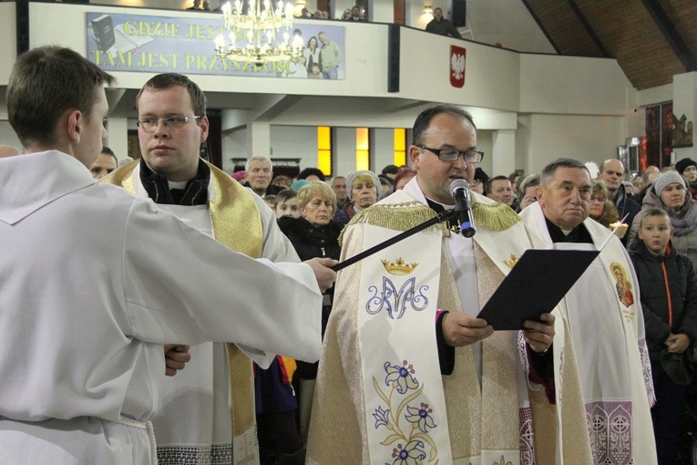 Modlin. Nawiedzenie w parafii św. Maksymiliana Kolbego