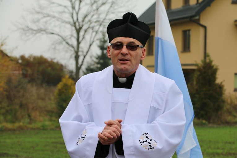 Nowe Niestępowo (Pokrzywnica). Poświęcenie zabytkowej kapliczki