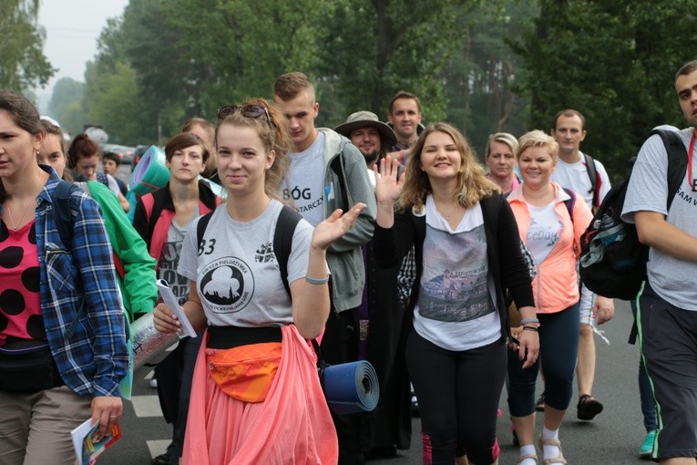 Pierwszy dzień pielgrzymki - przedpołudnie