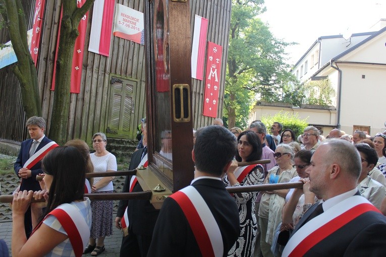 Płock. Nawiedzenie w parafii św. Maksymiliana Kolbego. 1