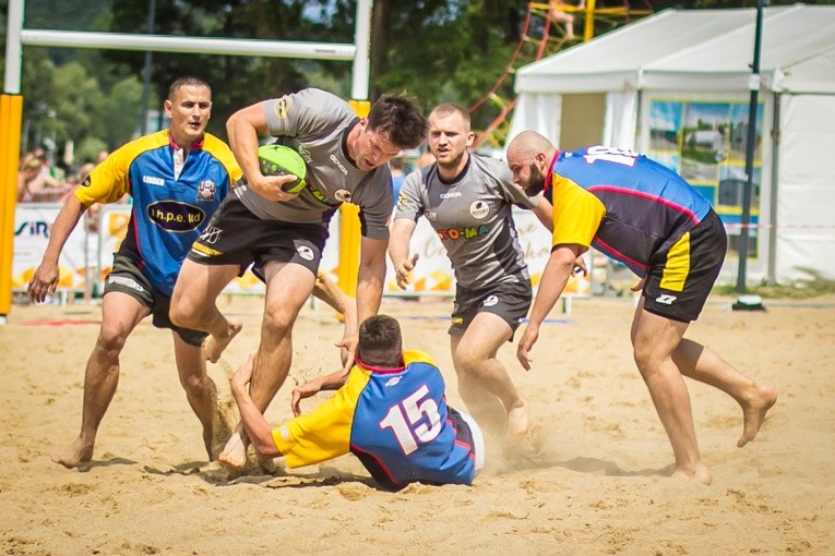 Rugby plażowe w Olsztynie