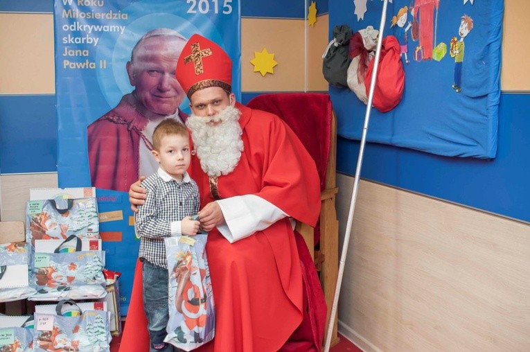 Święty Mikołaj w przedszkolu bł. Franciszki
