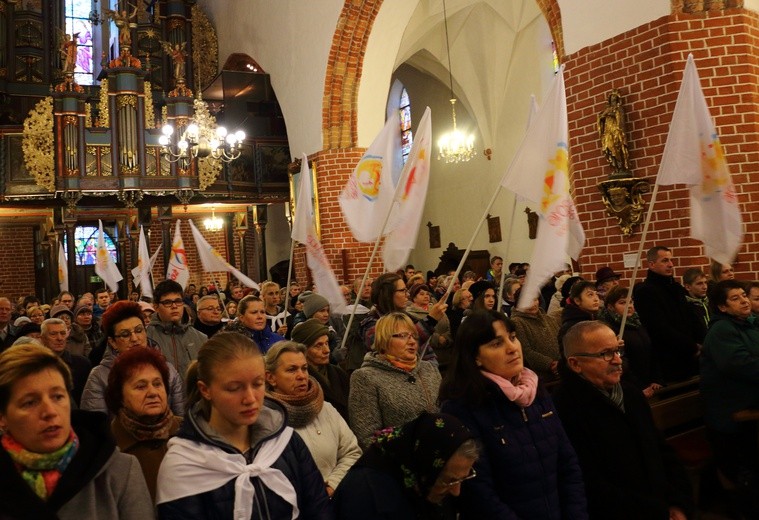 Peregrynacja symboli ŚDM - Morąg