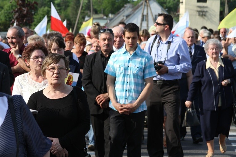 Korzeń - Łąck. Nawiedzenie w parafii św. Walentego