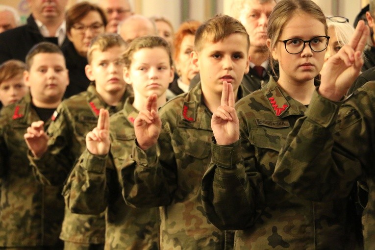Ślubowanie strzelców w Baboszewie