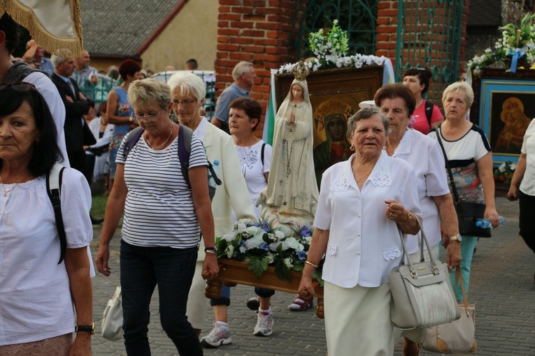 Pielgrzymi w Skępem