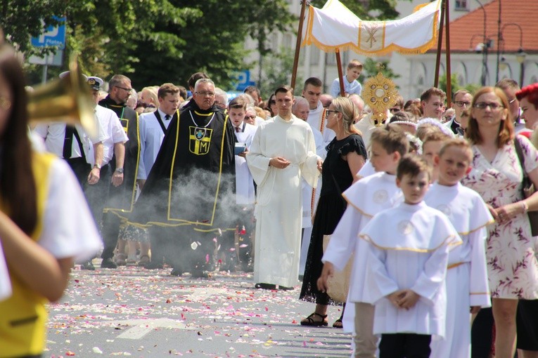 Płock. Procesja Bożego Ciała