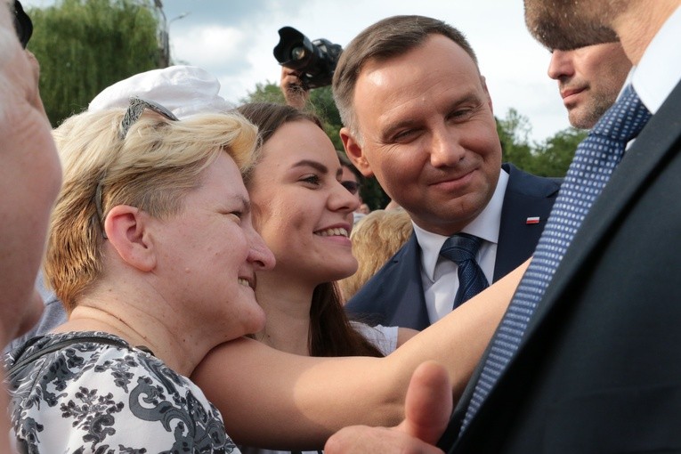 Prezydent RP Andrzej Duda w Makowie Mazowieckim